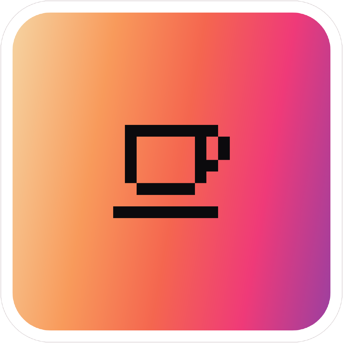 Itqan Sticker 09 Icon Coffee